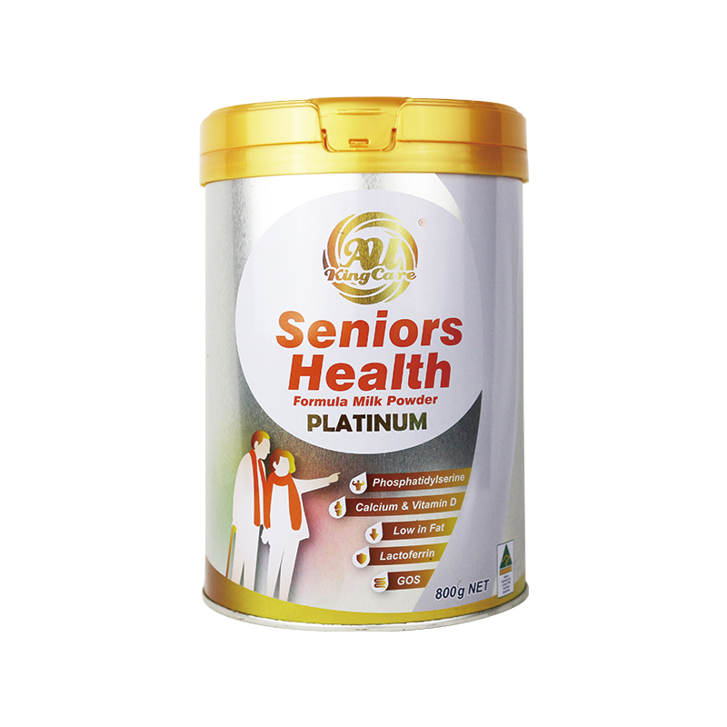 Importaciones australianas Au Kingcare Leche de fórmula para personas de mediana edad y ancianos de zhenao（Enlatado）800g